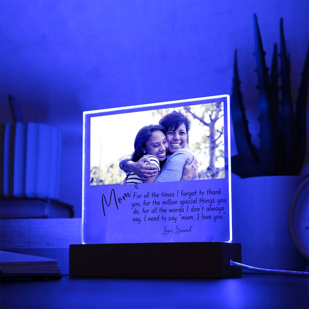 Personalized Gift For Mom - Acrylic Plaque