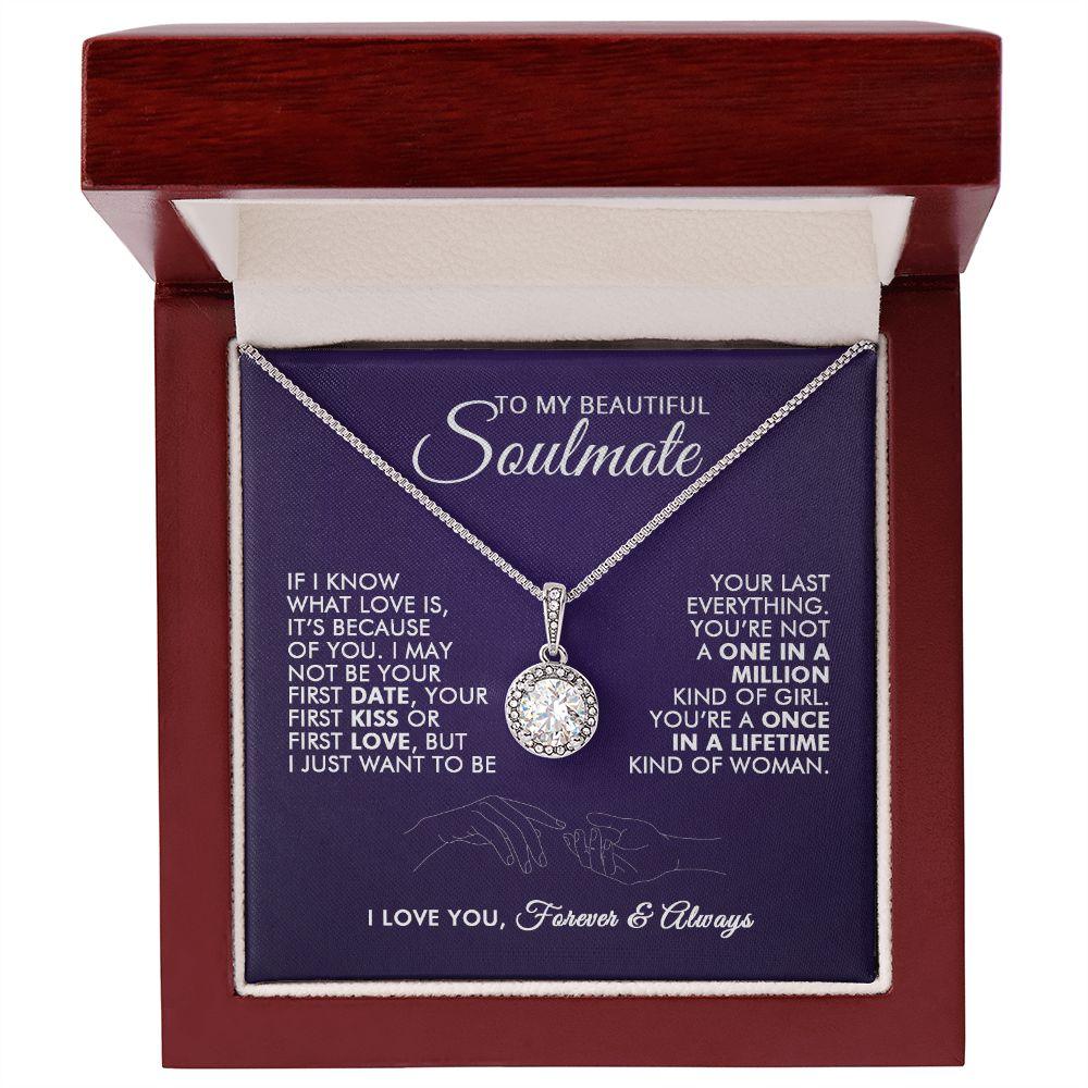 To My Beautiful Soulmate - Kiss- Eternal Necklace - Everyoou