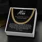 To My Man - You're My Favorite - Cuban Link Chain