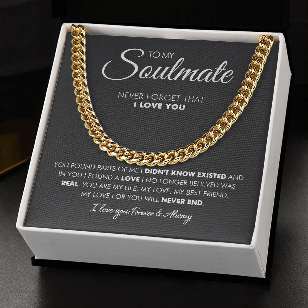 To My Man - Never End- Cuban Link Chain - Everyoou