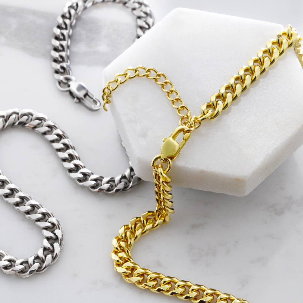 To My Man - You're My Favorite - Cuban Link Chain