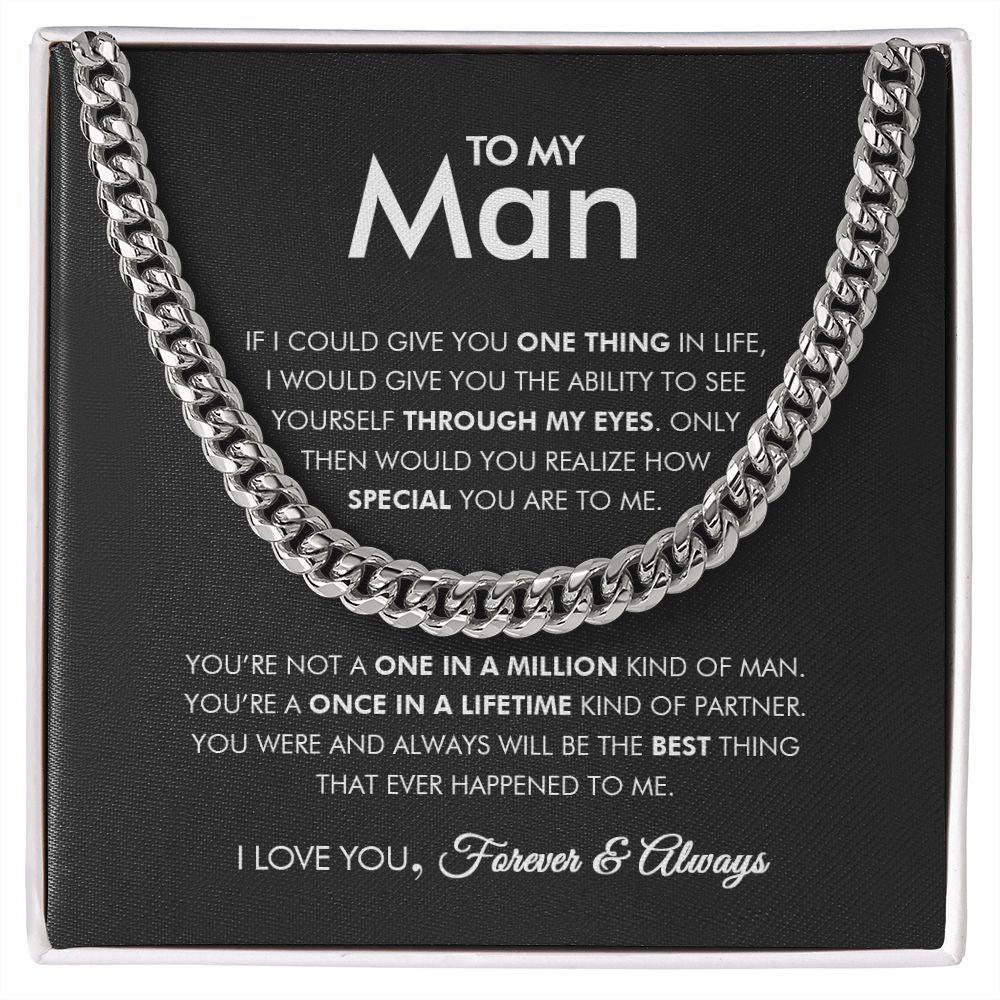 To My Man - One In a Million - Cuban Link Chain - Everyoou