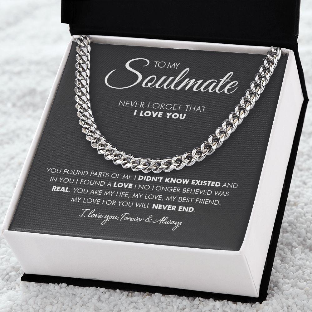 To My Man - Never End- Cuban Link Chain - Everyoou