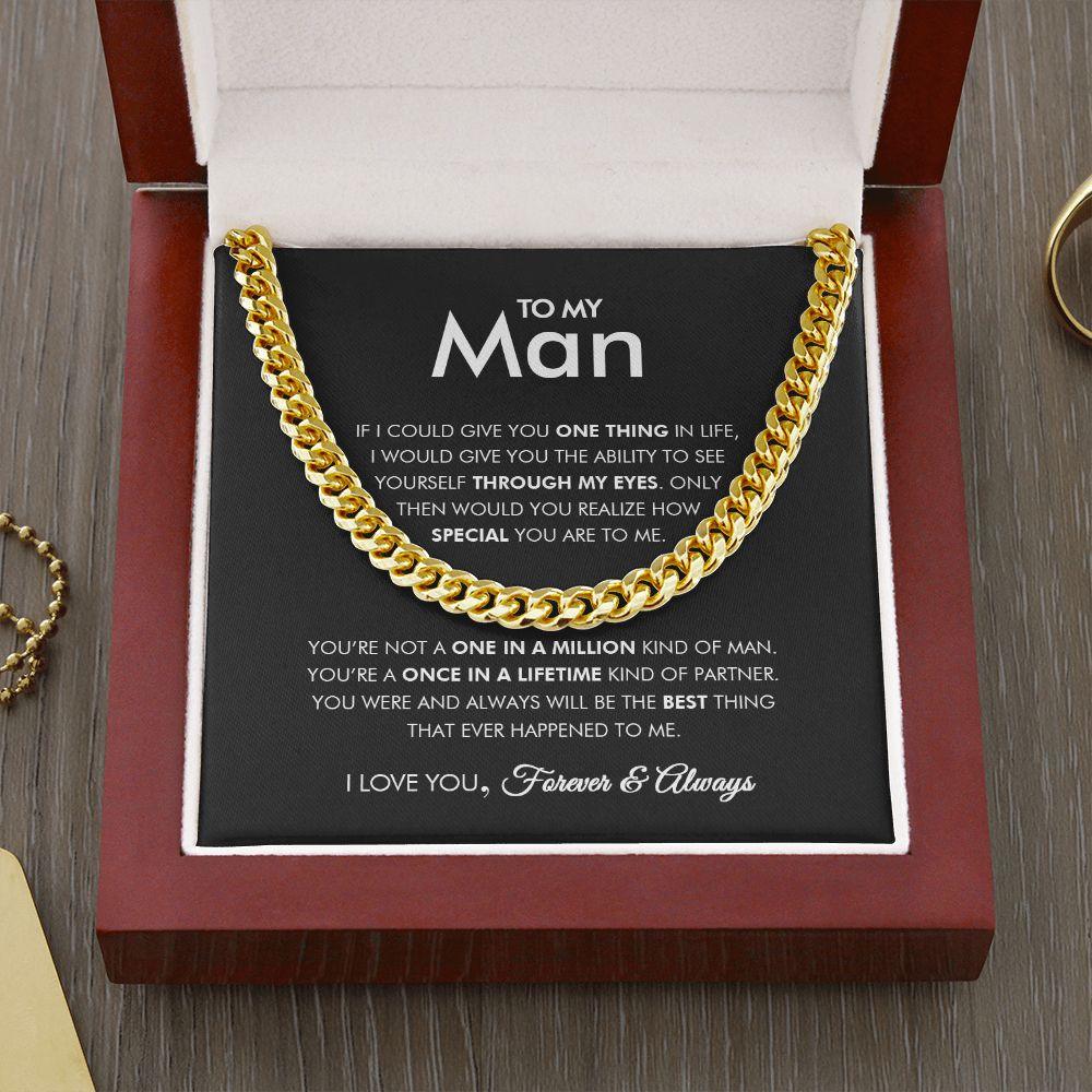 To My Man - One In a Million - Cuban Link Chain - Everyoou