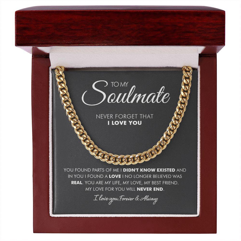 To My Man - Never End- Cuban Link Chain - Everyoou