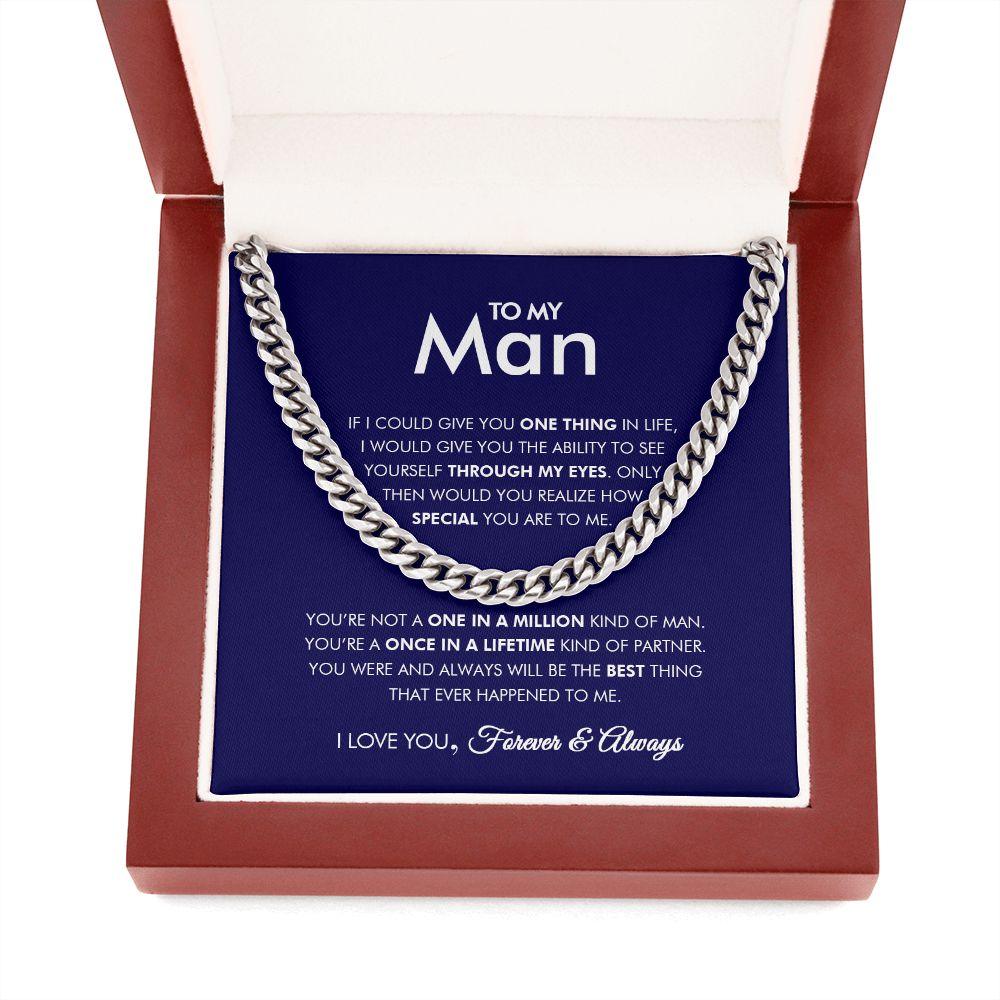 To My Man - Through My Eyes - Cuban Link Chain - Everyoou