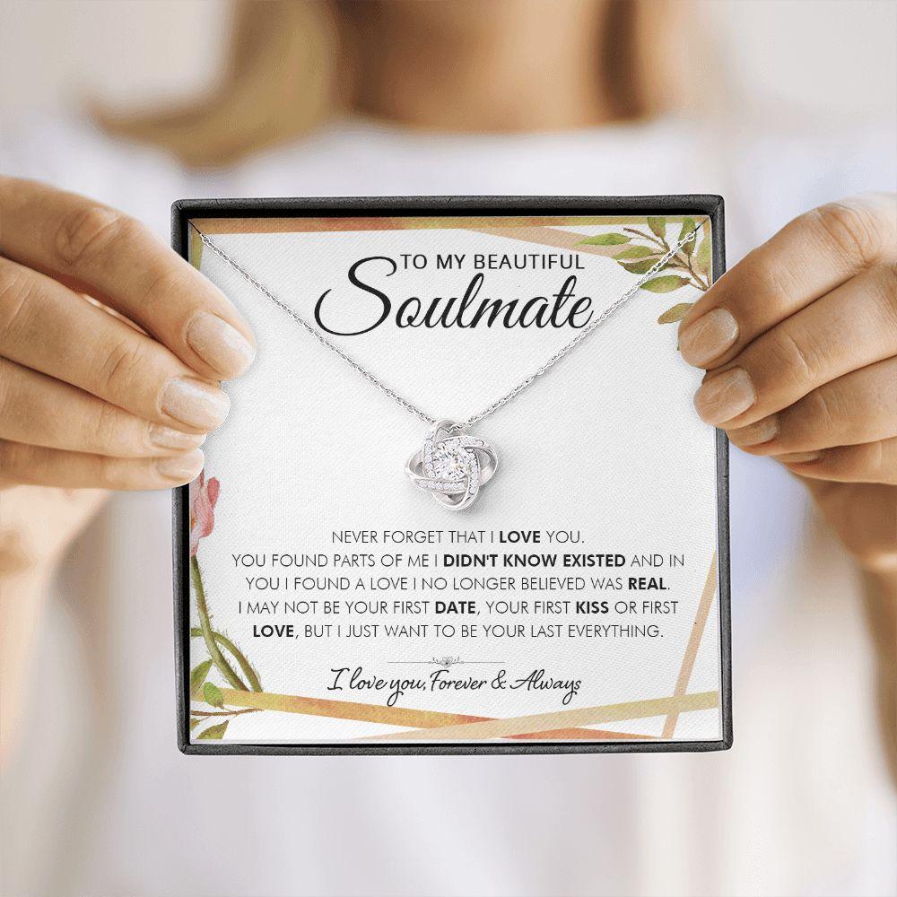 To My Beautiful Soulmate - real - Love Knot Necklace - Everyoou