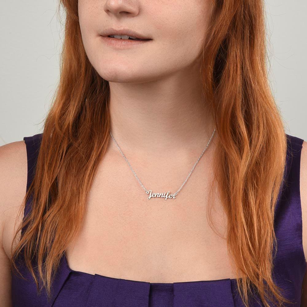 To My Badass Daughter - I Am The Storm - Personalized Name Necklace - Everyoou