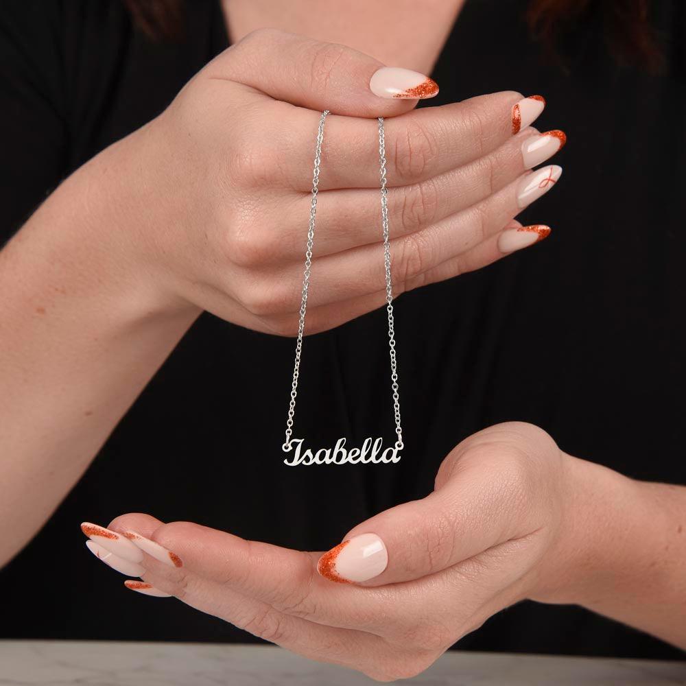 To My Badass Daughter - I Am The Storm - Personalized Name Necklace - Everyoou