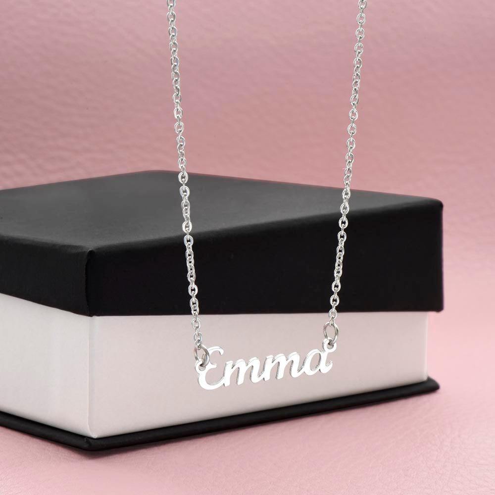 To My Badass Daughter - I Am The Storm - Personalized Name Necklace - Everyoou