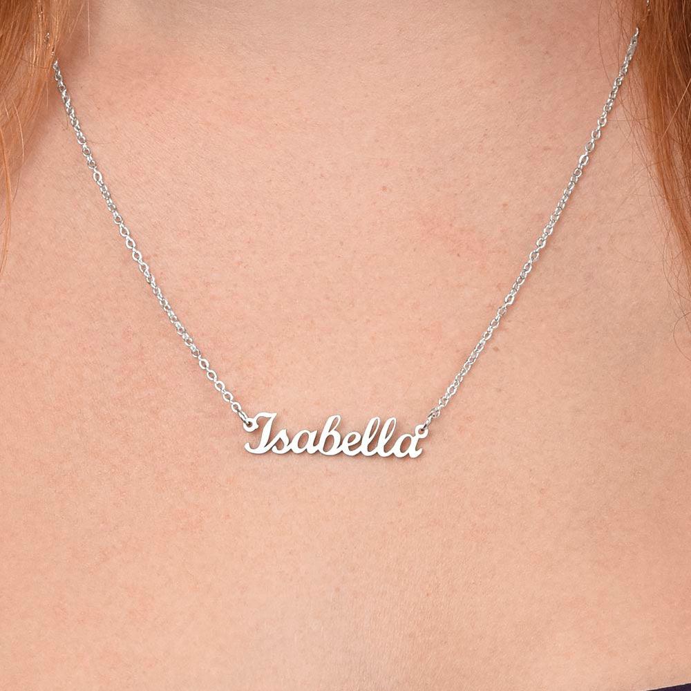 To My Badass Daughter - I Am The Storm - Personalized Name Necklace - Everyoou