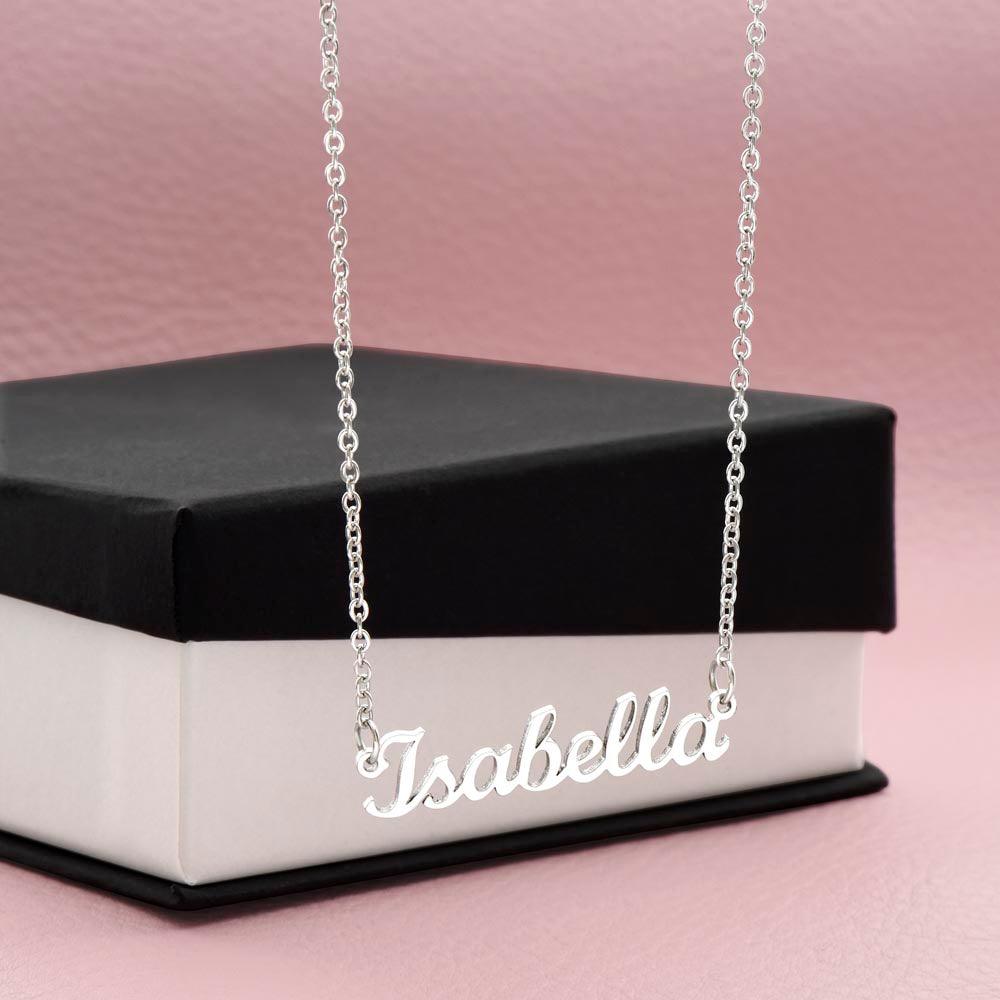To My Badass Mom - I Am The Storm - Personalized Name Necklace - Everyoou