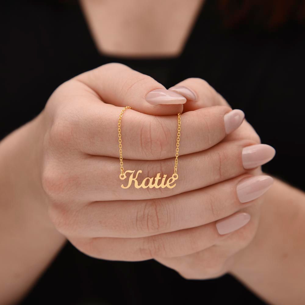 To My Beautiful Daughter - Never Forget - Personalized Name Necklace - Everyoou