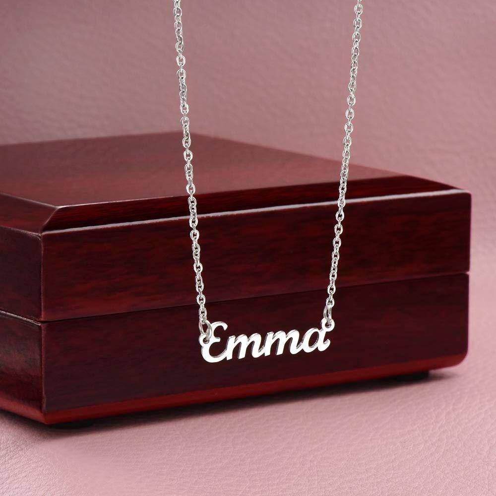 To My Beautiful Wife - Once In A Lifetime - Personalized Necklace - Everyoou
