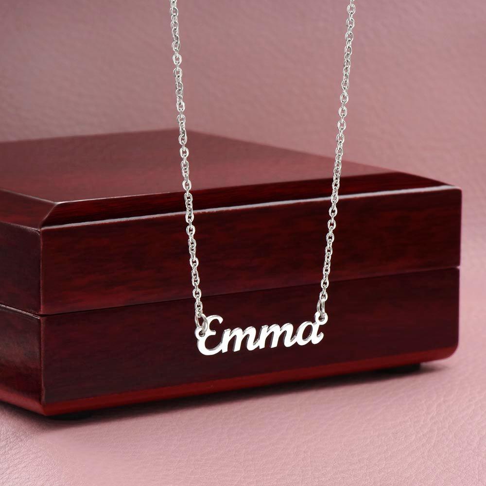 To My Badass Daughter - I Am The Storm - Personalized Name Necklace - Everyoou