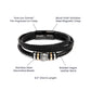 my-missing piece - man vegan leather bracelet_artwork_original_artwork
