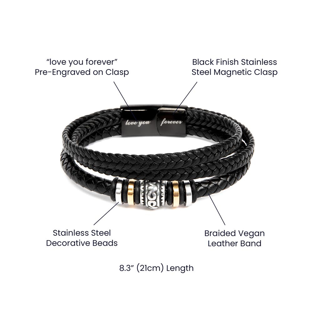 my-missing piece - man vegan leather bracelet_artwork_original_artwork