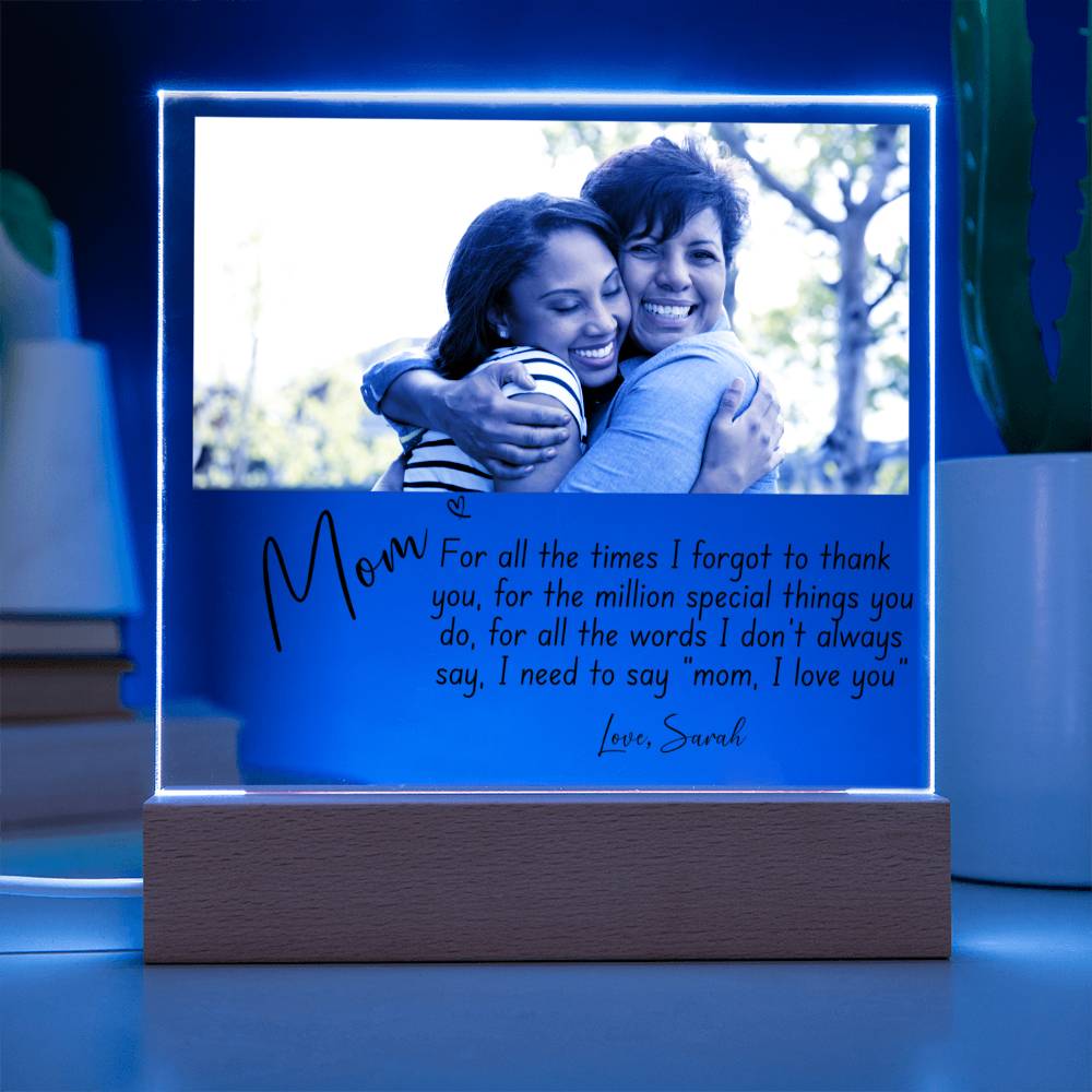 Personalized Gift For Mom - Acrylic Plaque