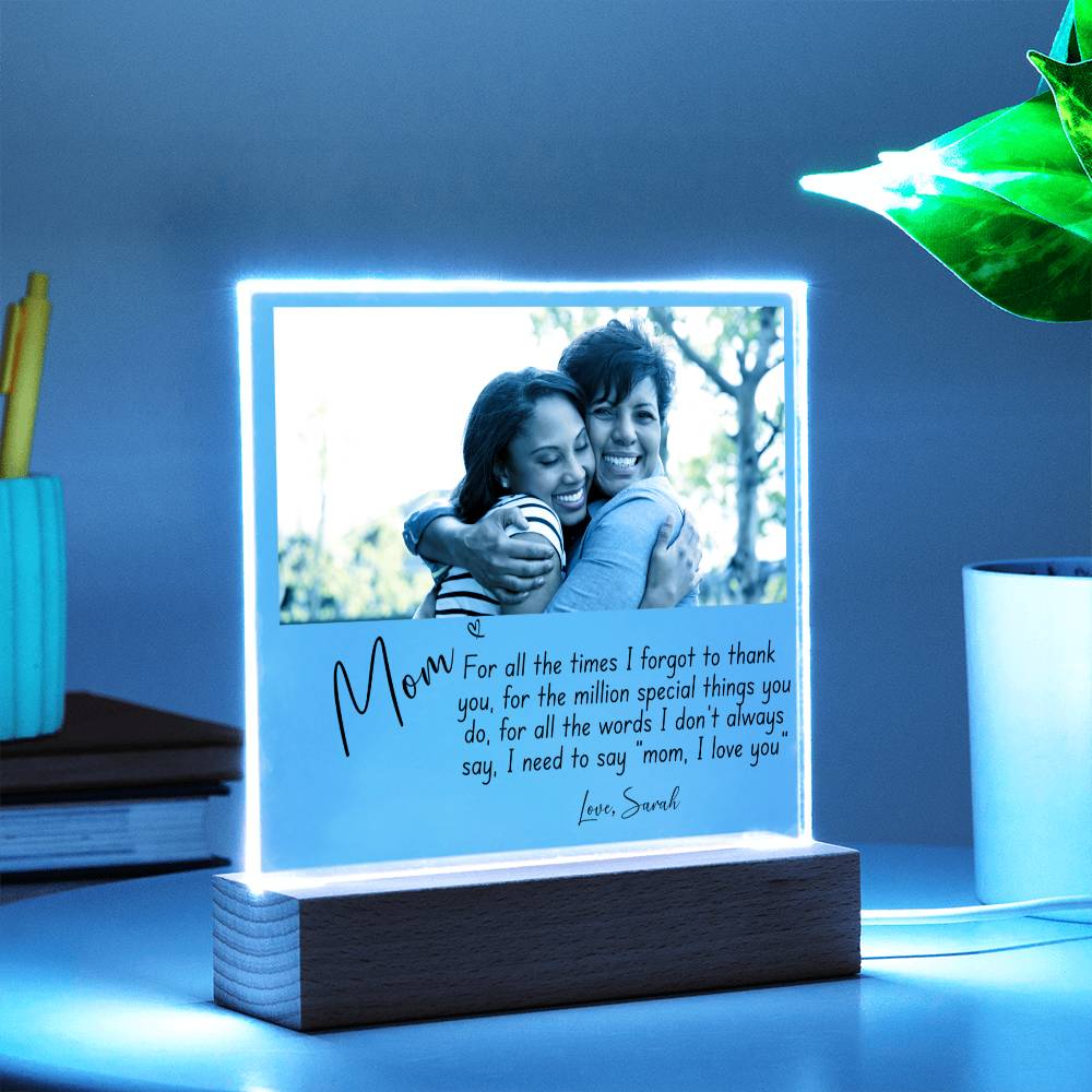 Personalized Gift For Mom - Acrylic Plaque