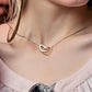 To My Badass Daughter - Interlocking Hearts Necklace - Love Mom - Everyoou