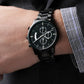 Engraved Chronograph Watch - Black - Everyoou