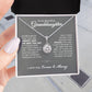 To My Beautiful Granddaughter - Forever & Always - Eternal Necklace - Everyoou