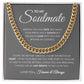 To My Soulmate - Heartbeat - Cuban Link Chain - Everyoou