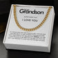 To My Grandson - Promise - Cuban Link Chain - Everyoou