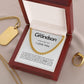 To My Grandson - Promise - Cuban Link Chain - Everyoou