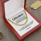 To My Grandson - Braver - Cuban Link Chain - Everyoou
