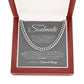 To My Soulmate - Heartbeat - Cuban Link Chain - Everyoou