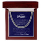 To My Man - Through My Eyes - Cuban Link Chain - Everyoou