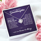 To My Beautiful Granddaughter - Promise You - Love Knot Necklace - Everyoou