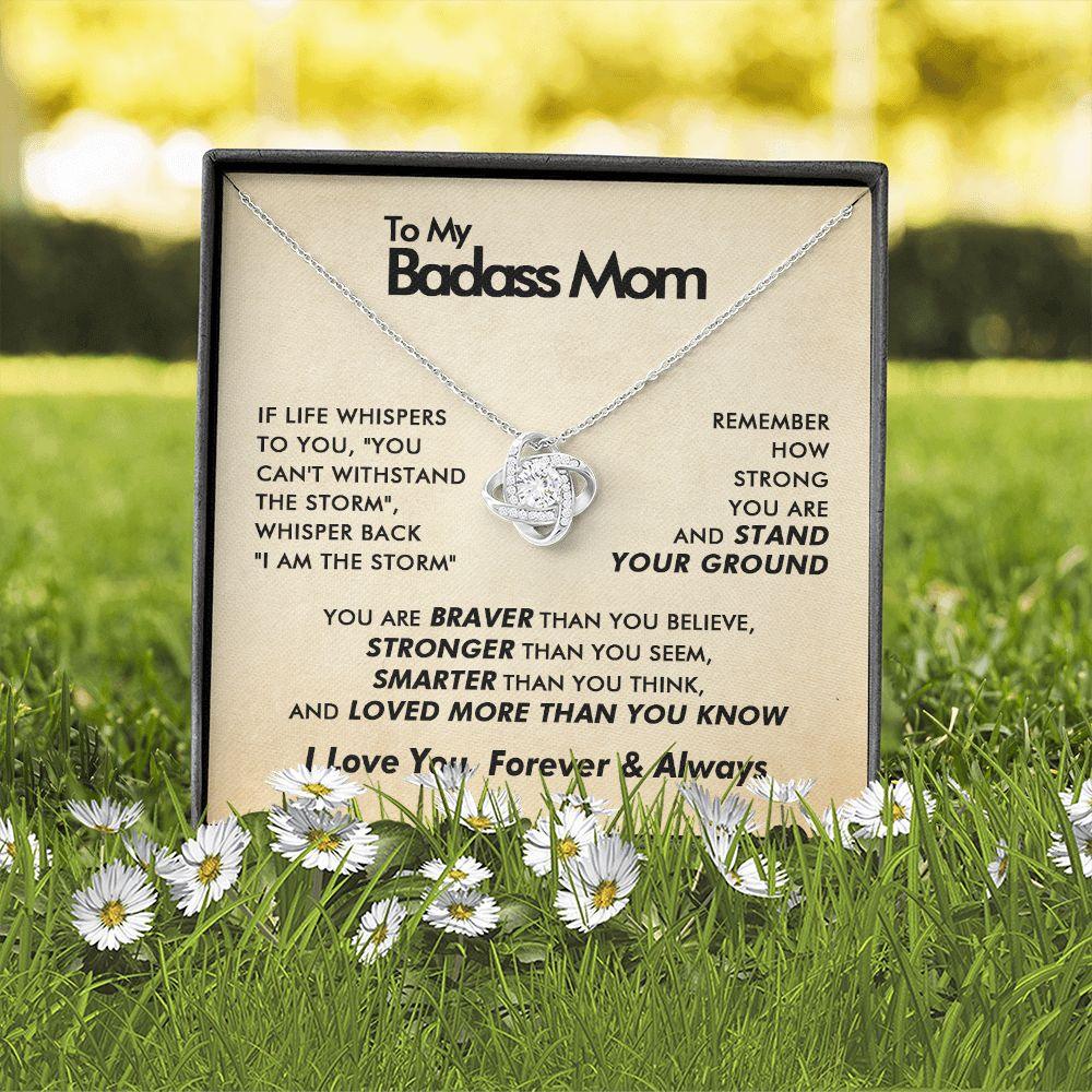 To My Badass Mom - Forever - Love Knot Necklace - Everyoou