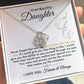 To My Beautiful Daughter - The Way You Are - Love Knot Necklace - Everyoou
