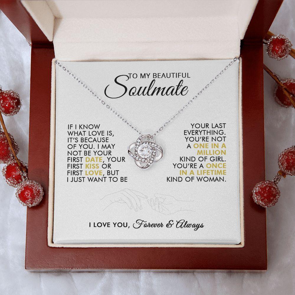 To My Beautiful Soulmate - Last Everything - Love Knot Necklace - Everyoou