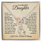 To My Beautiful Daughter - The Way You Are - Interlocking Hearts Necklace - Everyoou