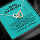To My Badass Granddaughter - More Than You Know - Interlocking Hearts Necklace - Everyoou