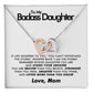 To My Badass Daughter - Interlocking Hearts Necklace - Love Mom - Everyoou