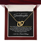 To My Beautiful Granddaughter - Just The Way You are - Interlocking Hearts Necklace - Everyoou