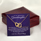 To My Beautiful Granddaughter - Perfect - Interlocking Hearts Necklace - Everyoou