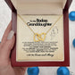 To My Badass Granddaughter - Loved - Interlocking Hearts Necklace - Everyoou