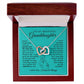 To My Beautiful Granddaughter - Miracle Of My Life - Interlocking Hearts Necklace - Everyoou