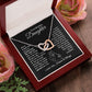 To My Beautiful Daughter - The Way You Are - Interlocking Hearts Necklace - Everyoou