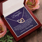 To My Beautiful Daughter - The Way You Are - Interlocking Hearts Necklace - Everyoou