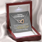 To My Badass Granddaughter - Stronger - Interlocking Hearts Necklace - Everyoou