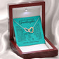 To My Beautiful Granddaughter - Miracle Of My Life - Interlocking Hearts Necklace - Everyoou
