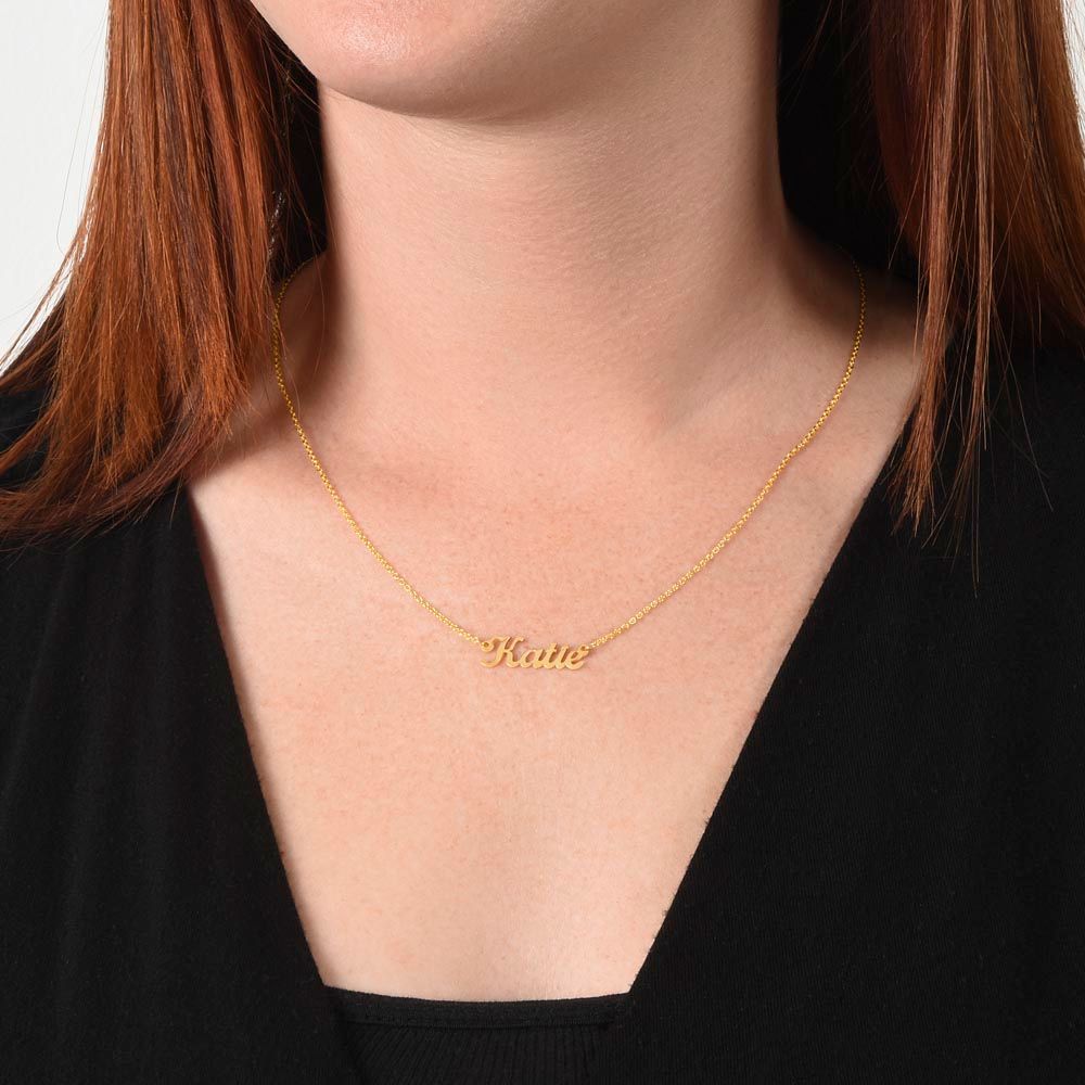 To My Beautiful Daughter - Never Forget - Personalized Name Necklace - Everyoou