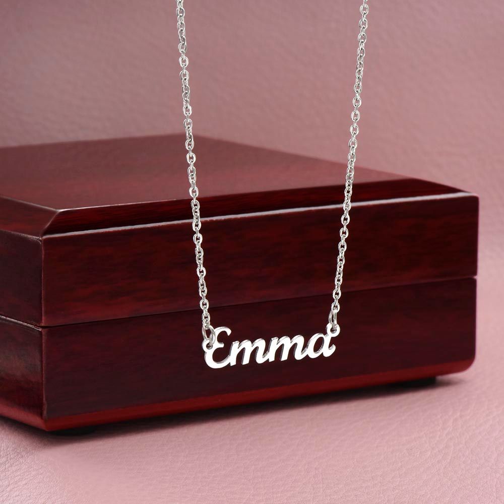 To My Beautiful Daughter - Never Forget - Personalized Name Necklace - Everyoou