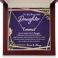 To My Beautiful Daughter - Never Forget - Personalized Name Necklace - Everyoou